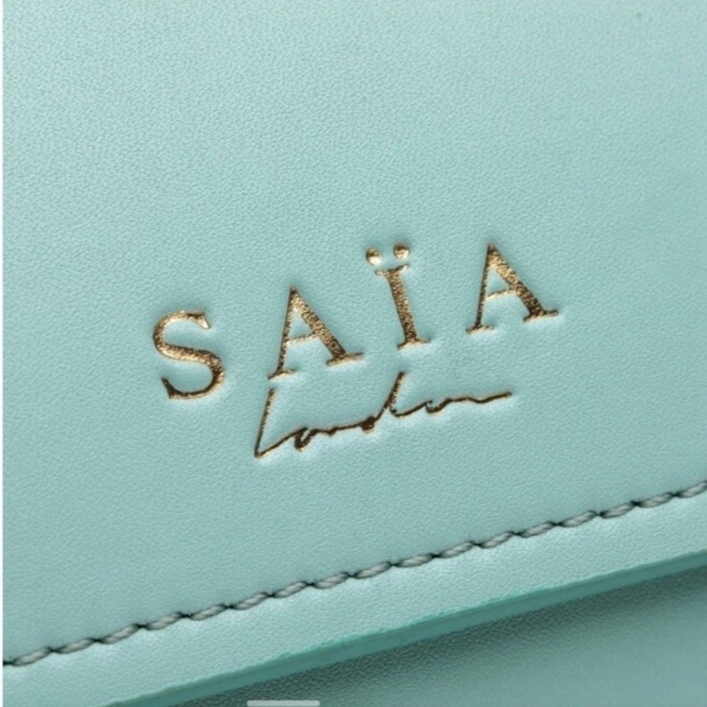 NWTs!!!! Women's SAIA Handbag Green/Pink Crossbody Yoga Mat Bag One Size - Picture 8 of 8